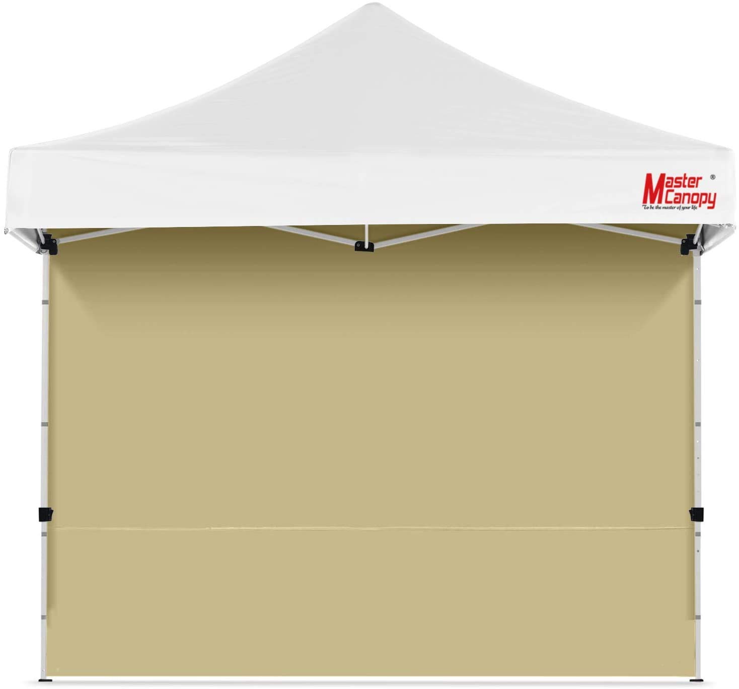 MasterCanopy Instant Gazebo Sidewall Panels Sunwall for 3x3 Pop Up Gazebo, 1 Pack (3x3M,Beige)