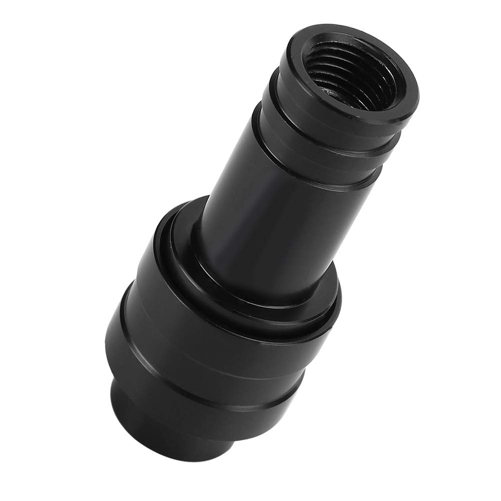 【𝐒𝐩𝐫𝐢𝐧𝐠 𝐒𝐚𝐥𝐞 𝐆𝐢𝐟𝐭】Electroplating/Electrophoresis ZSZT-T1 G1/4 Water Cooling Connector, Straight-Through Connector, for Computer Computers(black)