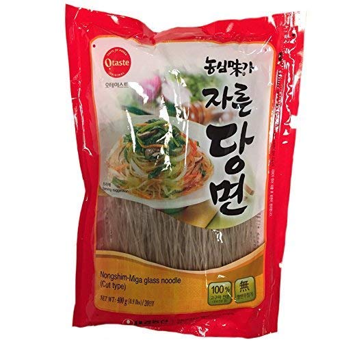 Nong Shim Miga Glass Noodles (400g) - for Japchae (resealable pack)