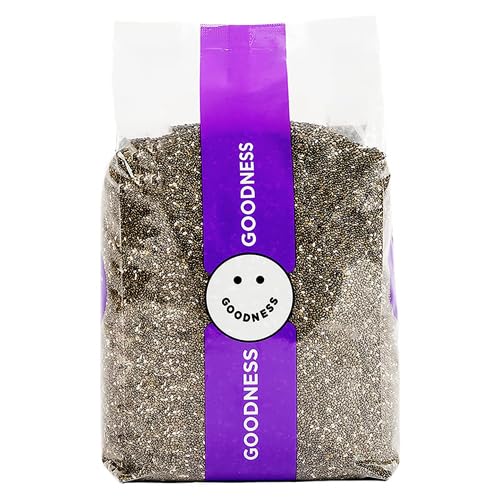 Goodness UAE Chia Seeds, Natural Black Chia seeds – 1 KG