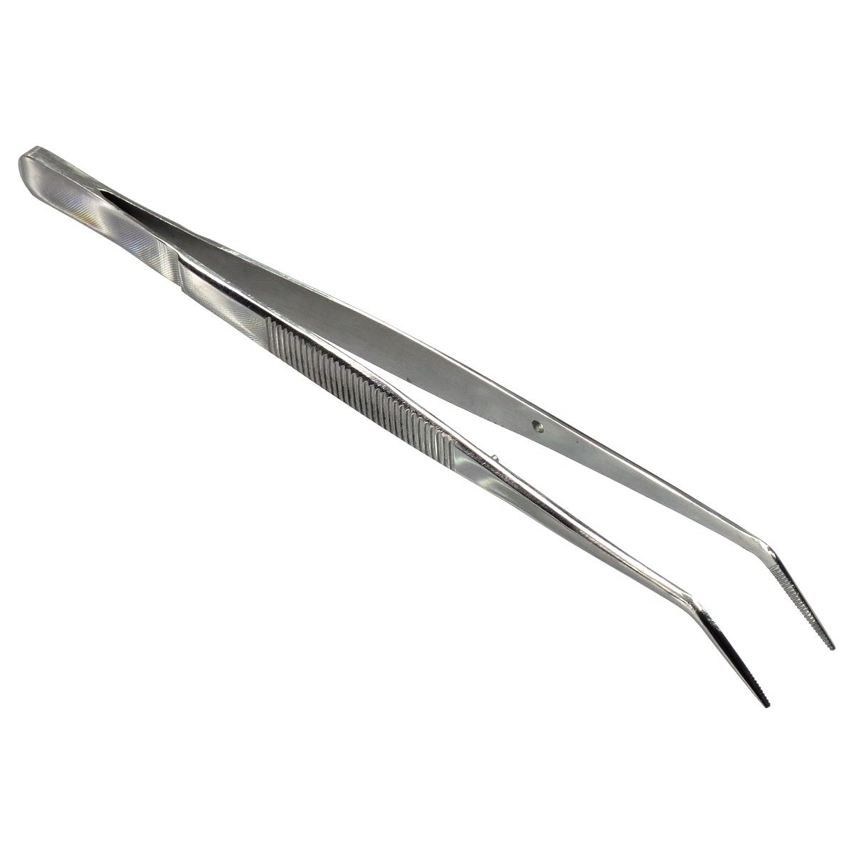 HTS 6.25" Stainless Steel College Tweezers 171C6 Curved 171C6