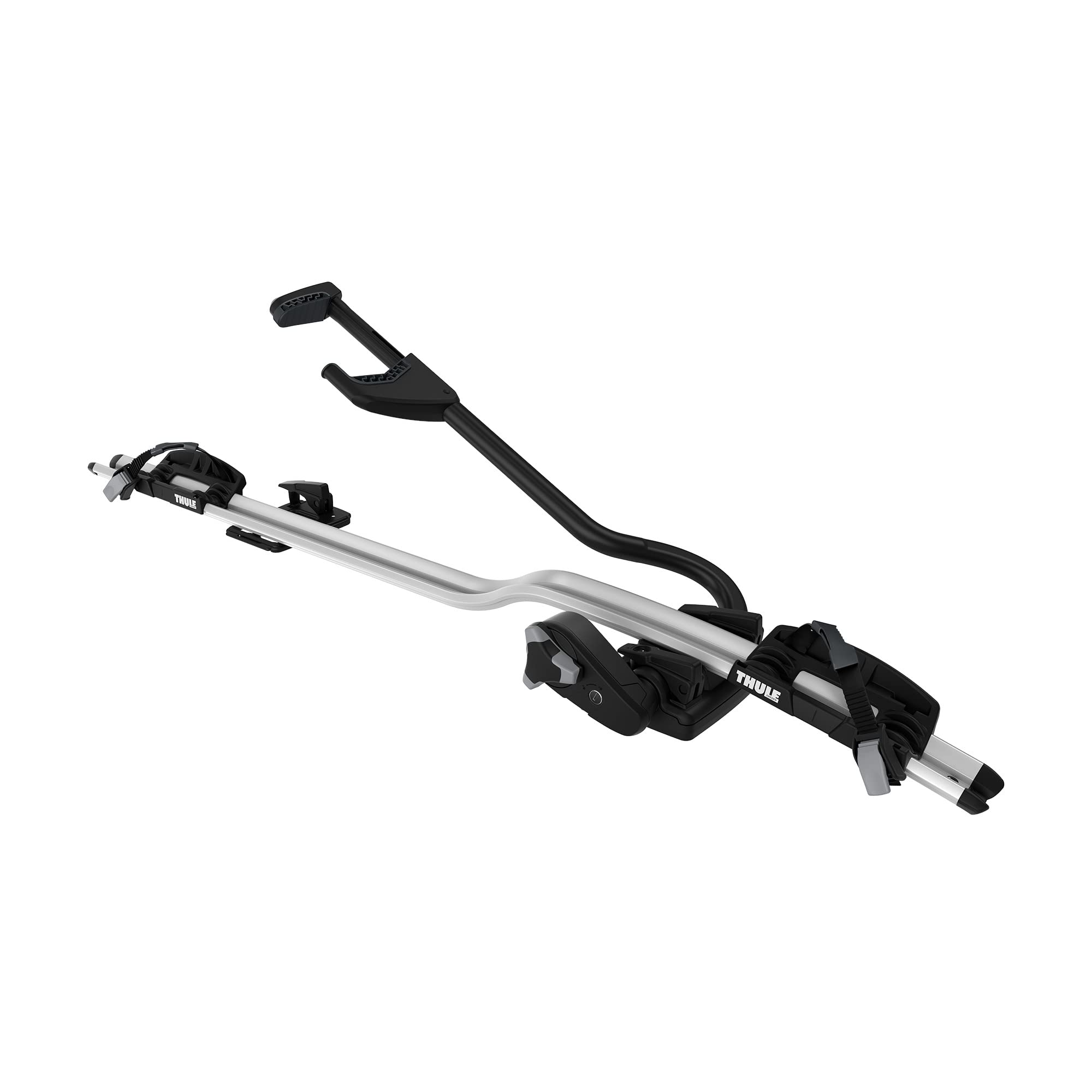 Thule Unisex Adult 598 Pro Ride Aluminium Locking Upright Cycle Carrier - Silver/Black, N/A