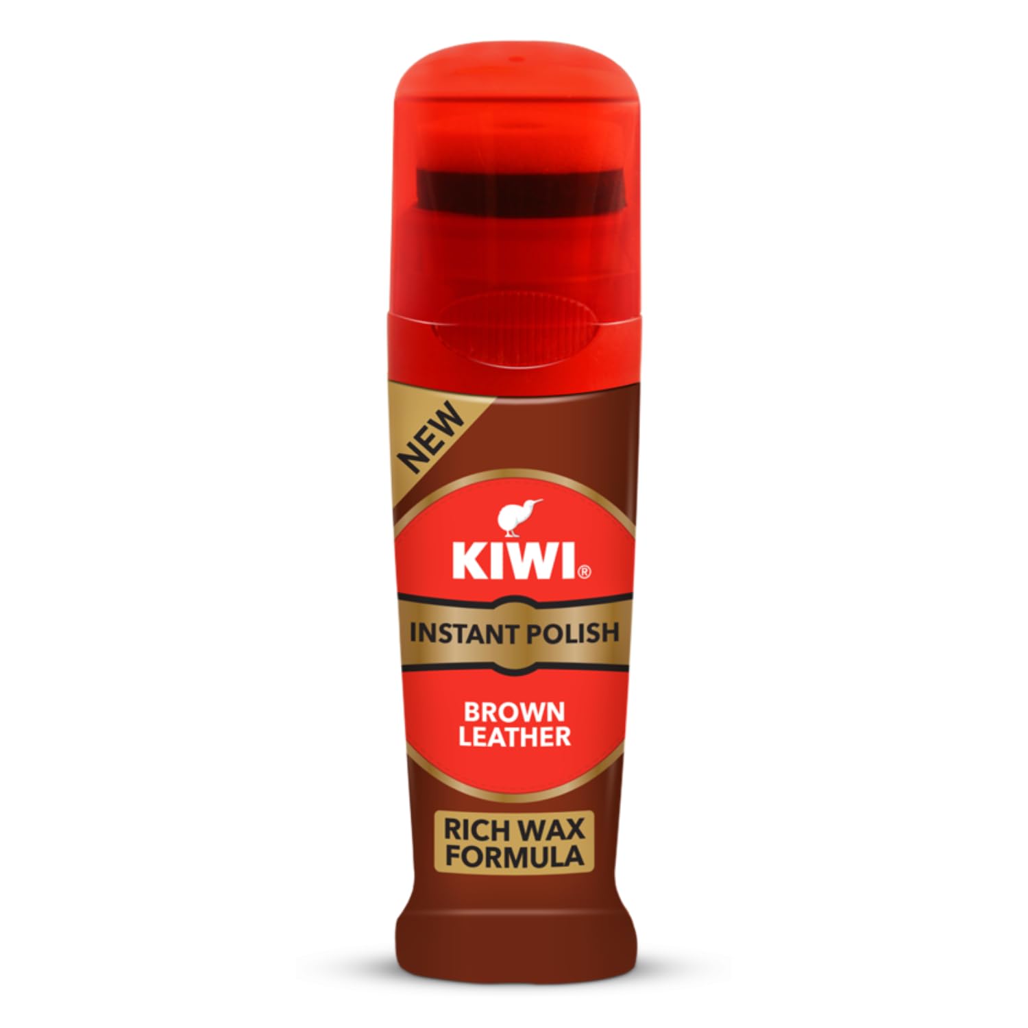 Kiwi Liquid Shoe Polish - 75 ml (Brown)