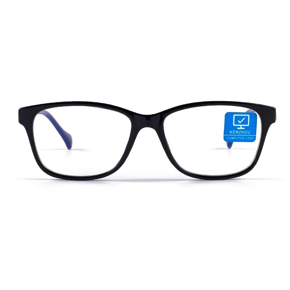 K KENZHOU Blue Light Blocking Computer Glasses Anti Eyestrain Unisex for Women/Men(C1)