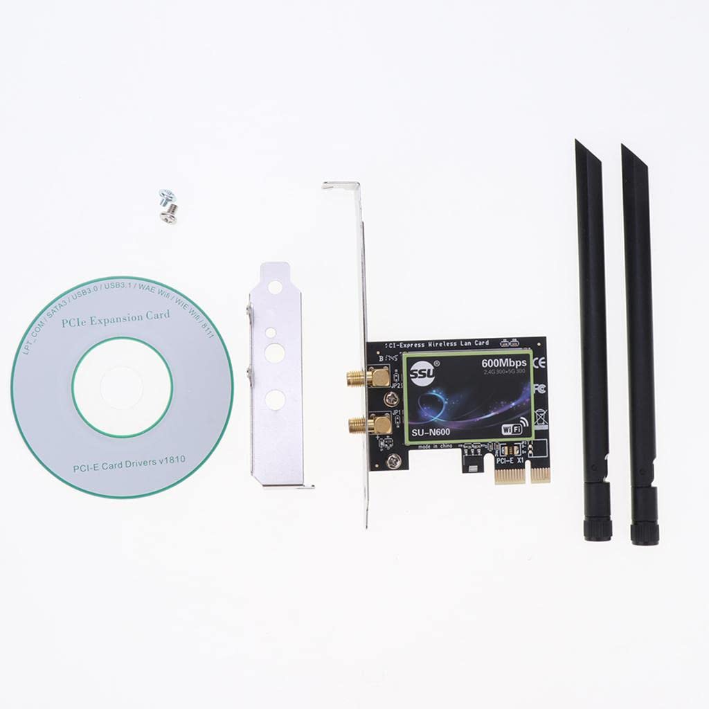 CALANDIS 600Mbps Wireless Network Card,/WiFi Adapter/Pci-E Express Adapter