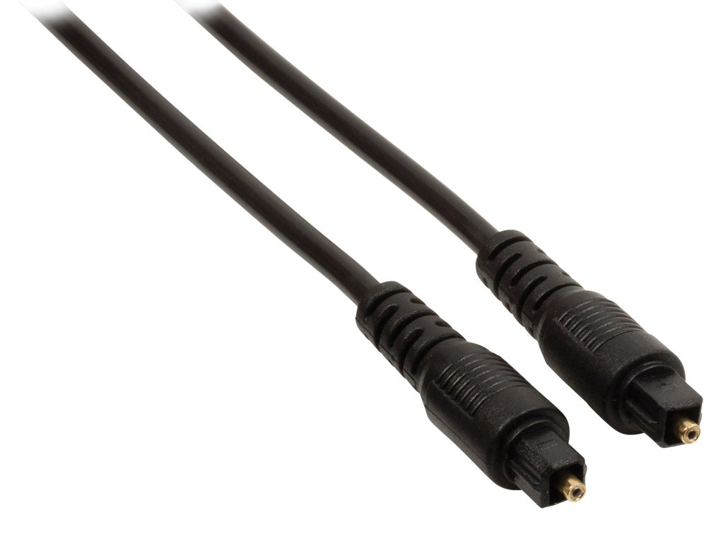 Valueline1m Toslink Male to Male Digital Audio Cable - Black