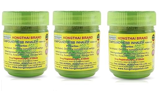 TWIN SWAN Hongthai Herb Inhaler Thailand Traditional Herbal Inhaler (Pack Of 3)