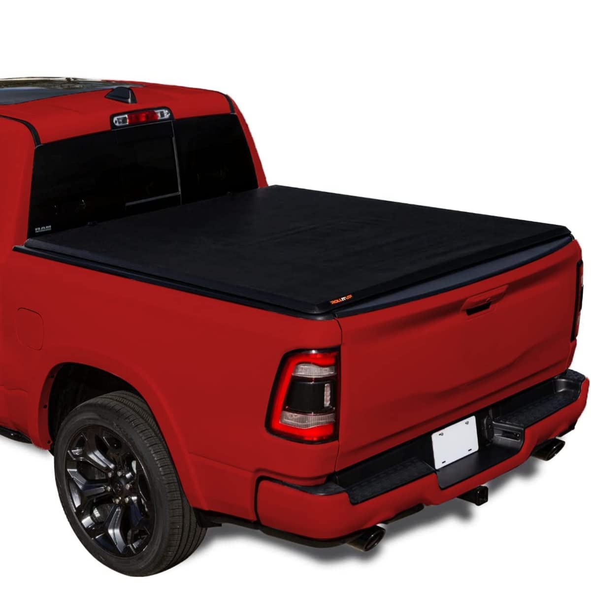 LEER ROLLITUP | Fits 2019-2023 Ram 1500 - New Body Style - with 5.7' Bed | Soft Roll Up Truck Bed Tonneau Cover | 4R298 | Low-Profile, Sturdy, Easy 15-Minute Install (Black)