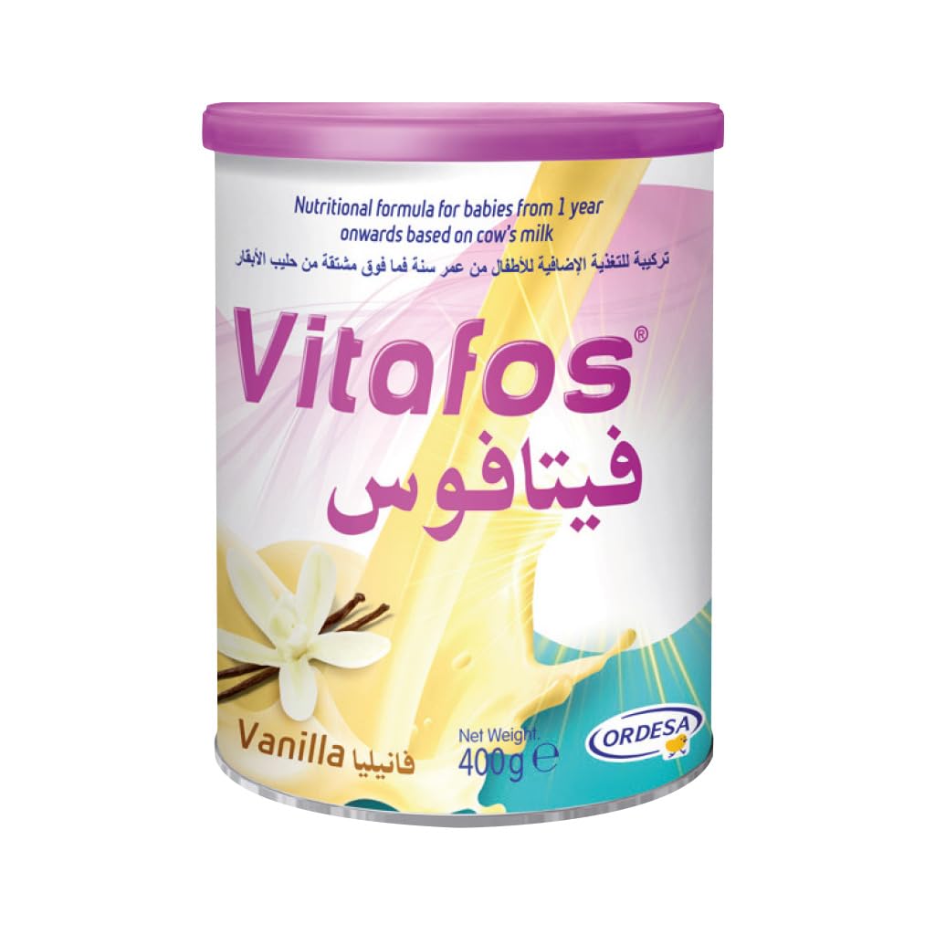 Vitafos Nutritional Growing Up Children's Milk Formula For 1-10 Years Vanilla Flavour 400g