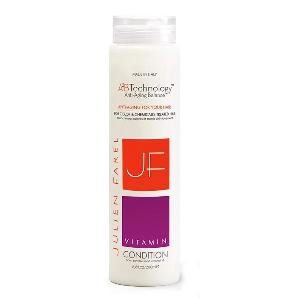 Julien Farel Vitamin Restore Conditioner - Sulfate, Paraben and Cruelty Free - Clarifying and Anti Aging Balance for Color and Chemically Treated Hair - Dermatologist Recommended