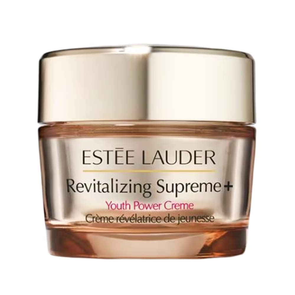 Estée Lauder Revitalizing Supreme+ Youth Power Cream Moisturizer with Hyaluronic Acid & Peptides, Anti Aging, 0.5 Ounce