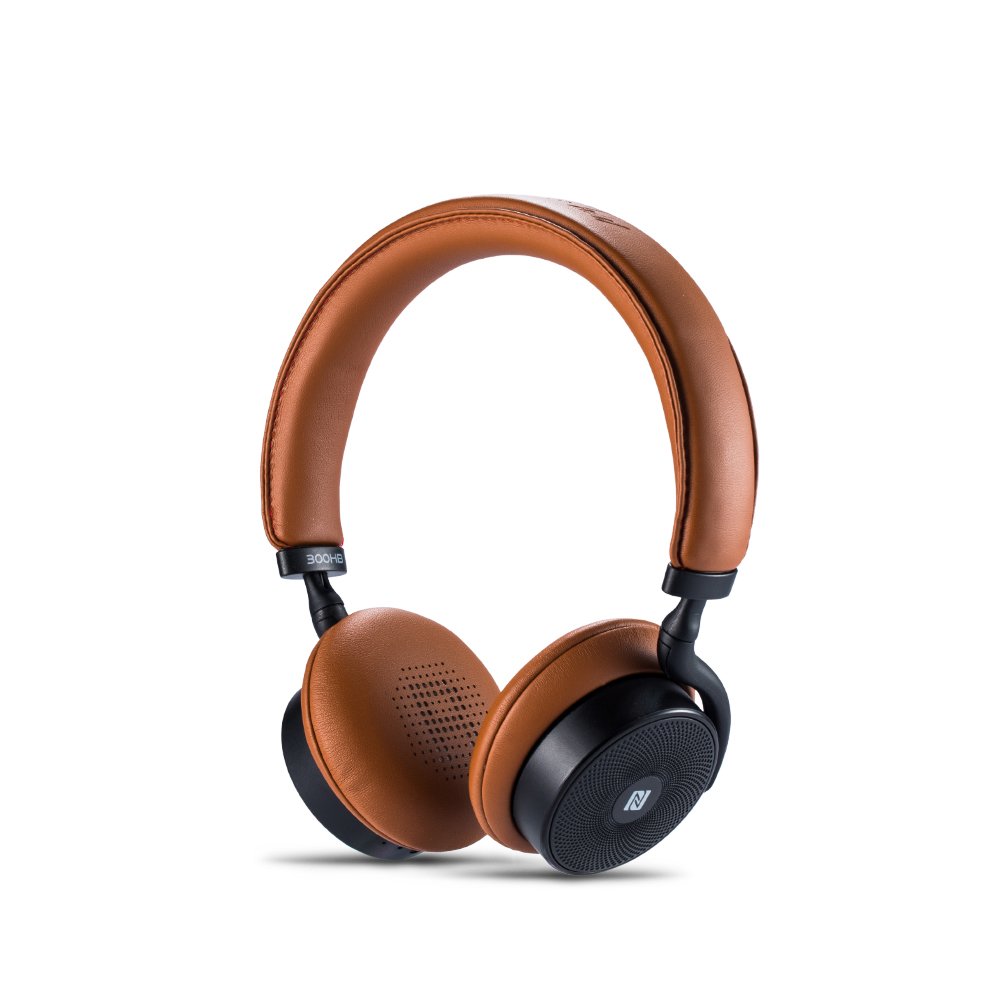 Remax Bluetooth V4.1 Headphone Brown Headset Touch Control Wireless Stereo Earphone Music HD Microphone for iphones RB-300HB