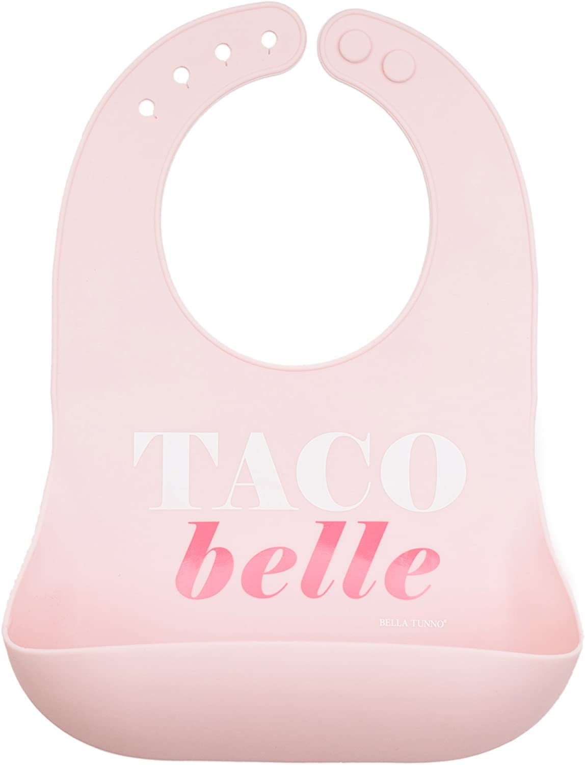 Bella Tunno Wonder Bib – Silicone Baby Bib for Girls & Boys, Adjustable Non-toxic BPA Free Soft Silicone Bib, Easy to Clean