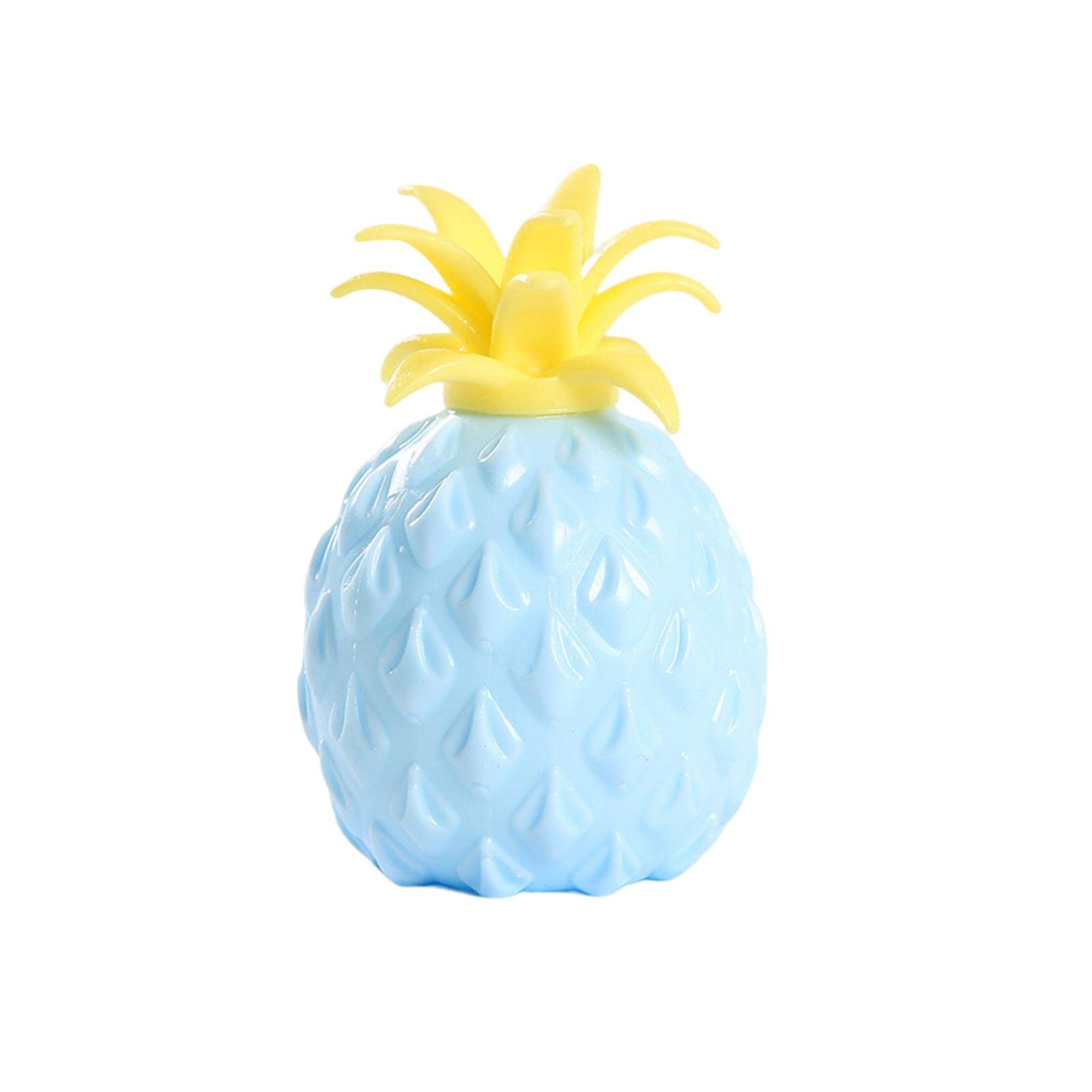 lamphle Stress Balls Pineapple Cute TPR Toys for Kids Squeeze Toys for Anxiety Funny Stress Balls for Kids Stress Relief Toy Adults Sensory Fidget Toys for Kids 8-12 Light Blue