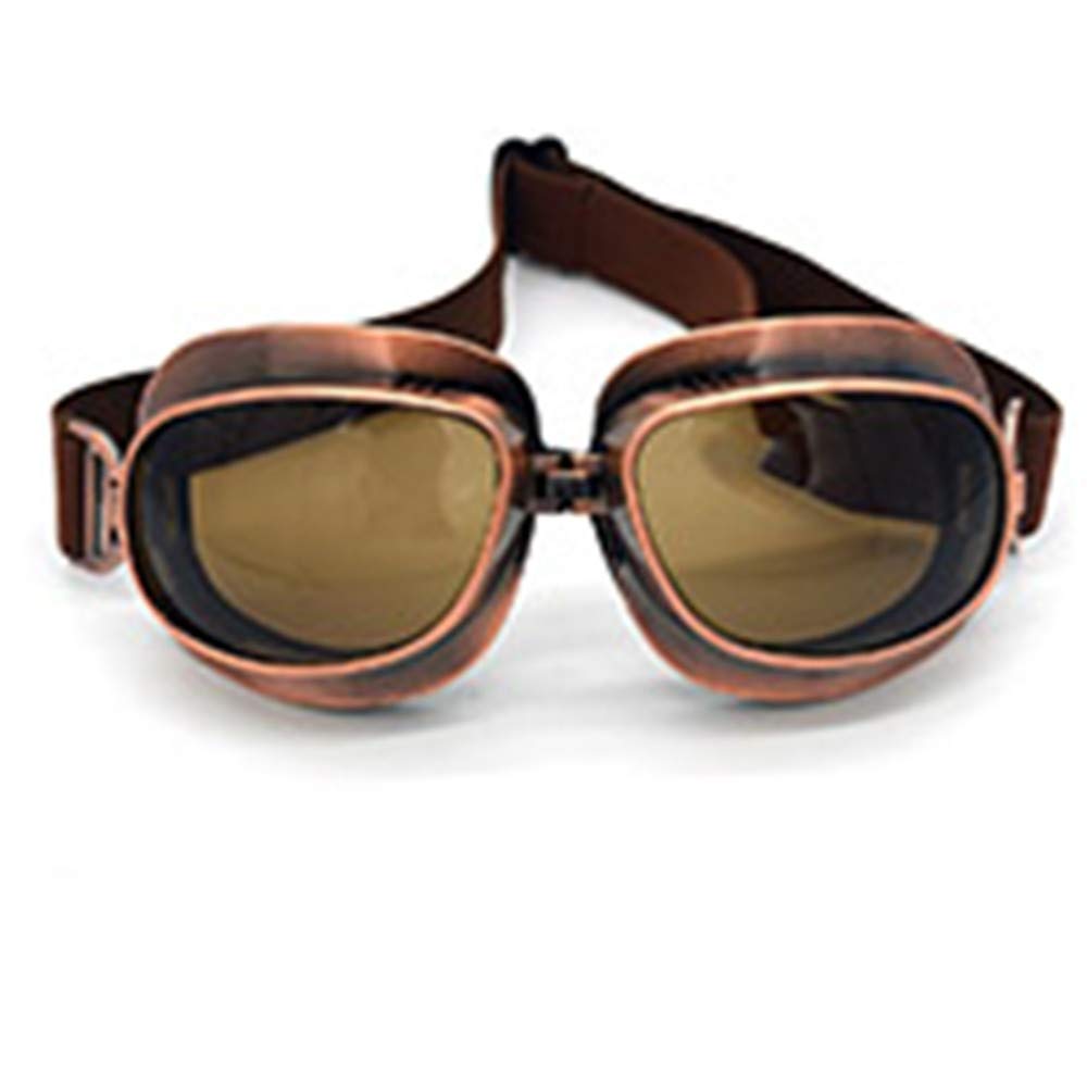 evomosa Vintage Motorradbrille, Sportbrille für Motorräder