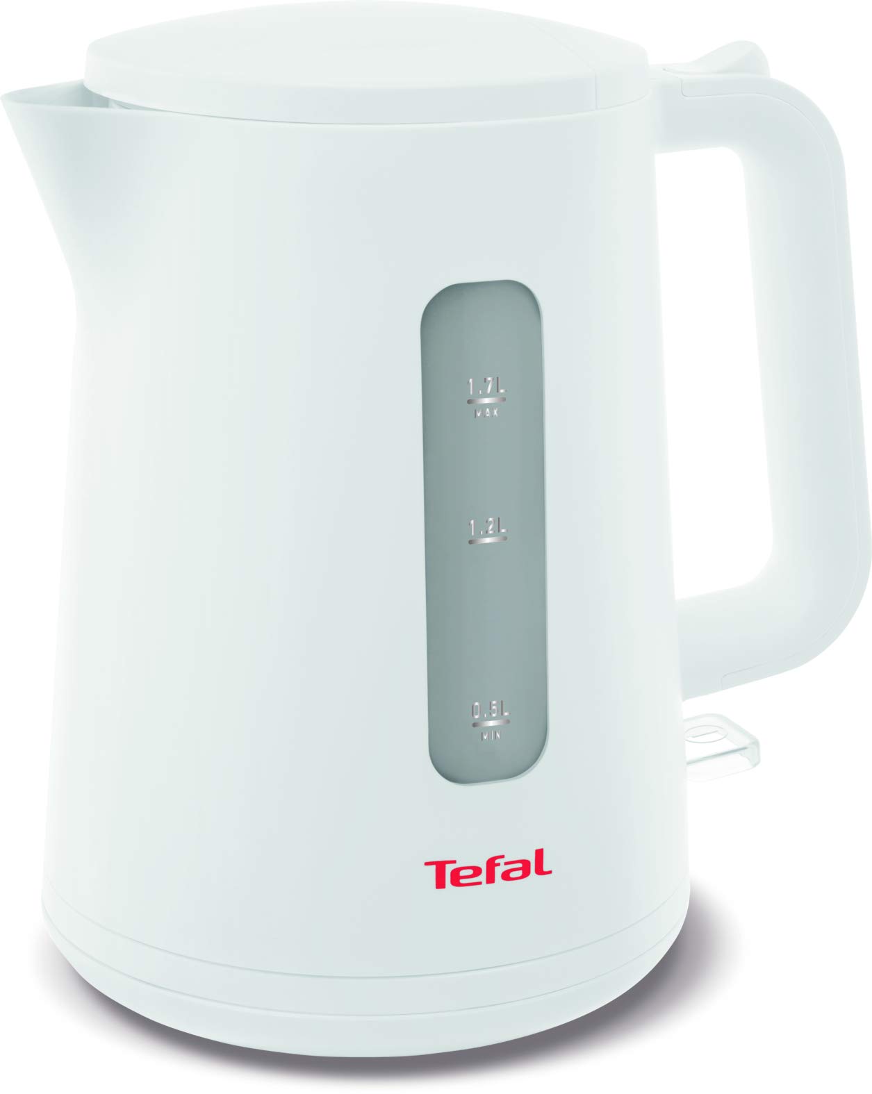 TefalKettle | Element 1.7 Litre Electric Kettle | 2400 W | White | Plastic | Stainless Steel | 2 Years Warranty | KO200127