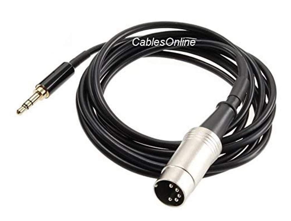 CablesOnline 6ft Cablesonline 5 Pin Din Male to 3.5mm(1/8") Stereo Male Professional Audio Cable for Bang & Olufsen, Naim, Quad.Stereo Systems, Bo 106z