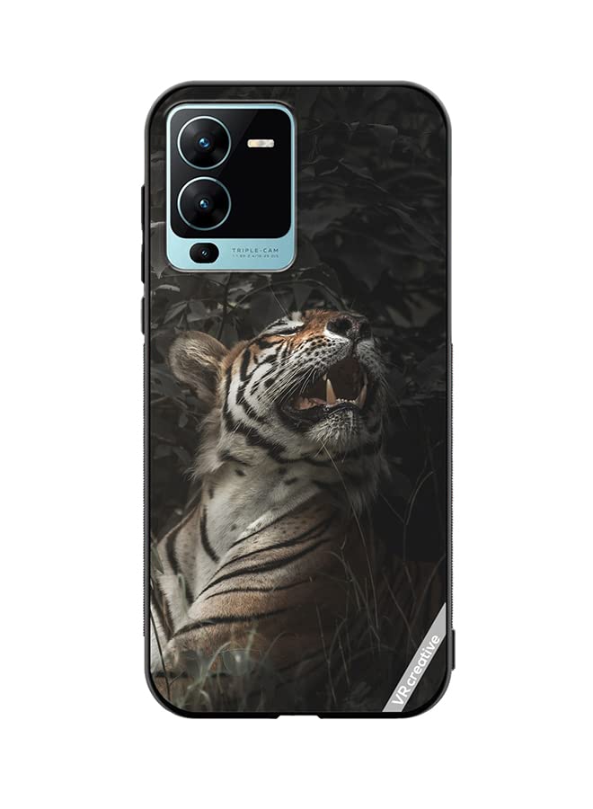 VR Creative Protective Case Cover For Vivo V25 Pro Majestic Tiger Design Multicolour