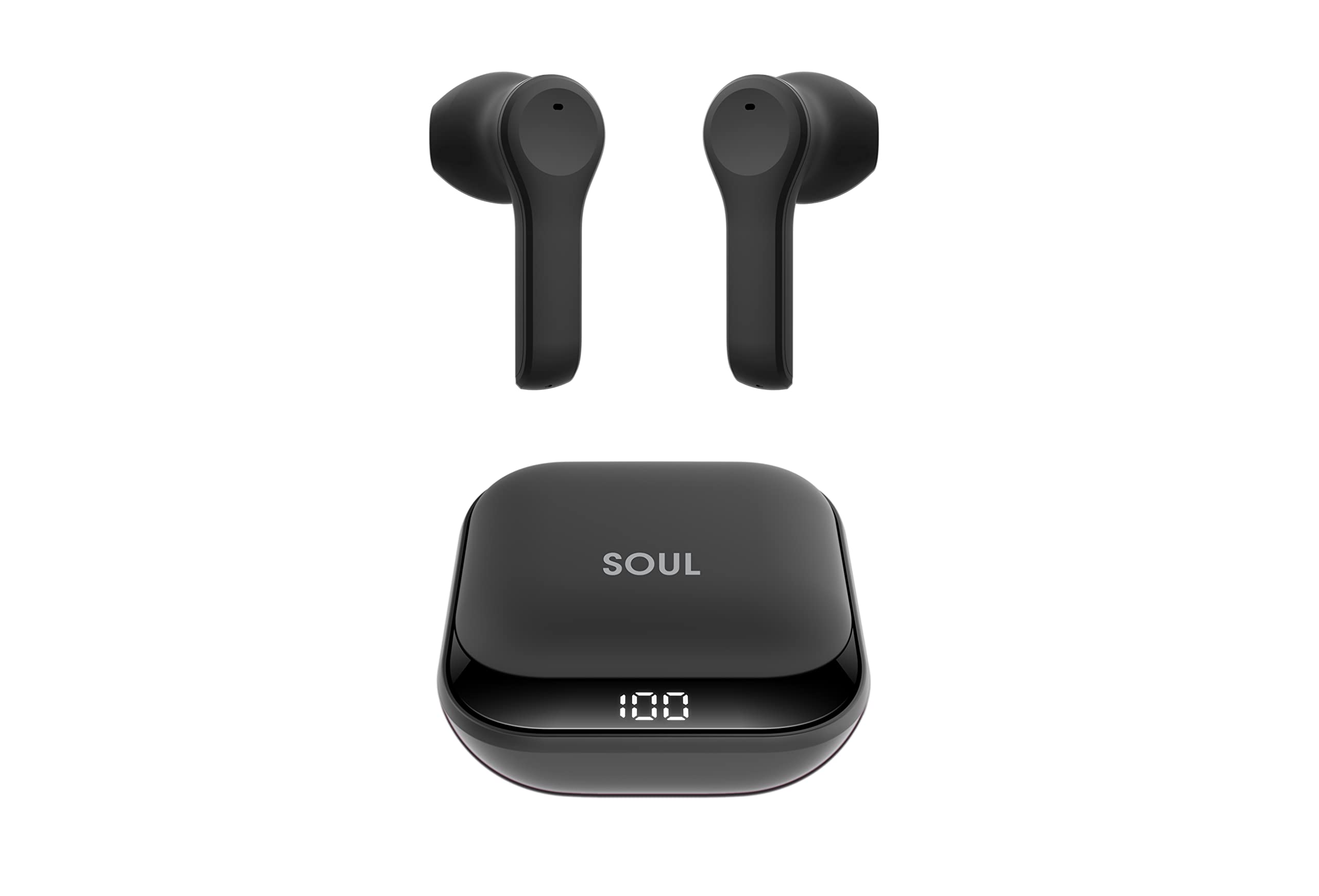 X.cell Soul 9 Pro Ear Buds, with 7hrs talk time & 100 hrs standby, compatible with most Android/iOS/Harmony OS devices (Black)