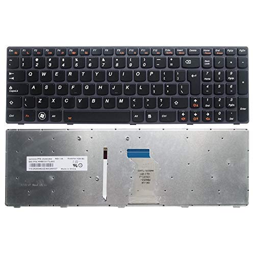 laptop accessories GZEELE UI keyboard for Lenovo Ideapad Y580 Y580N Y580A Y590 Y590N Keyboard Backlit