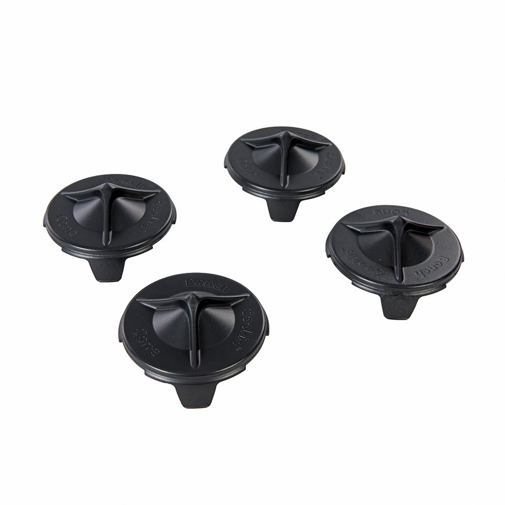 SilverlineTools 695451 Bench Cookie Cones 4pk, Black