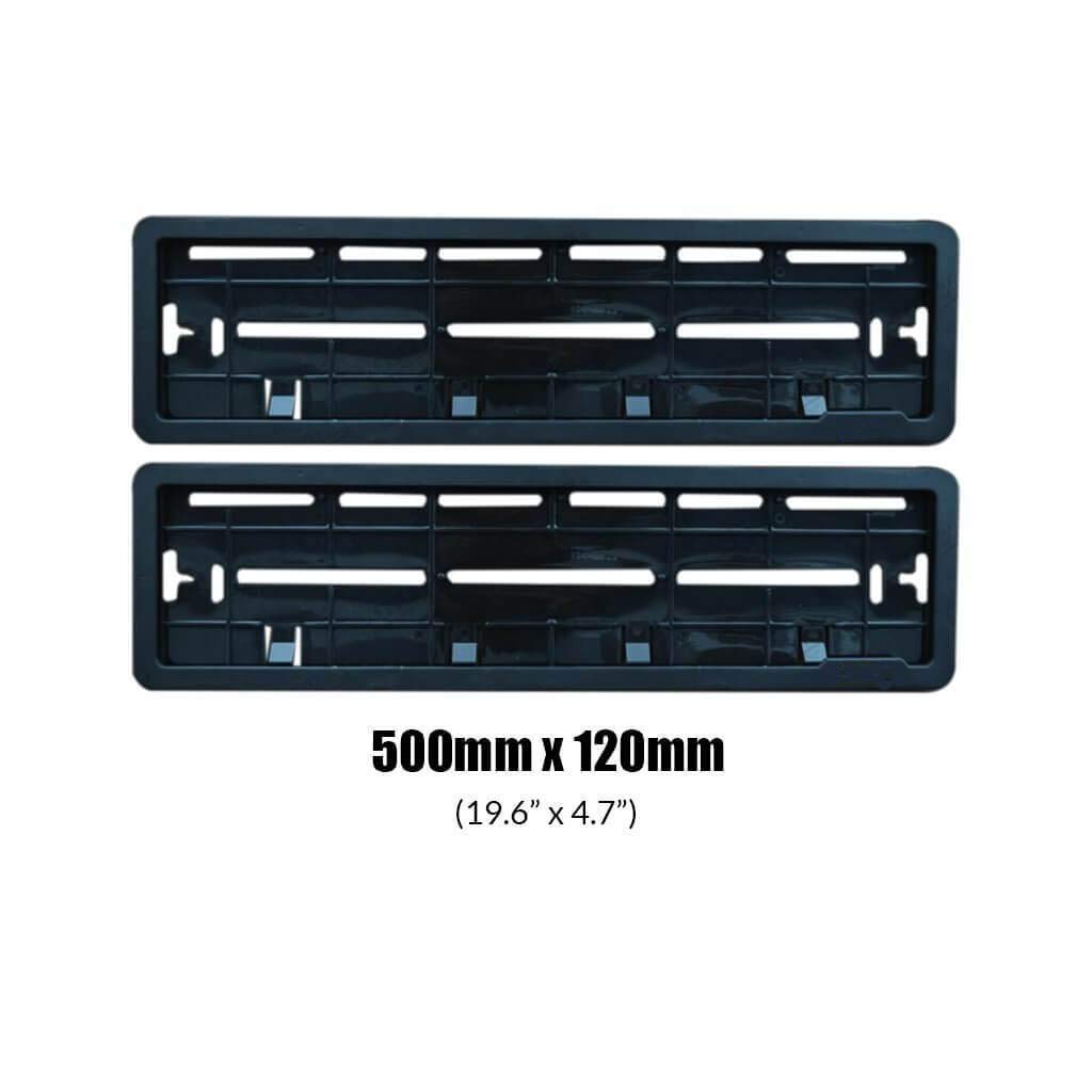 Woschmann-Car Number Plate Frame Set of Two (Front and Back), Number Plate Holder, Number Plate Protector