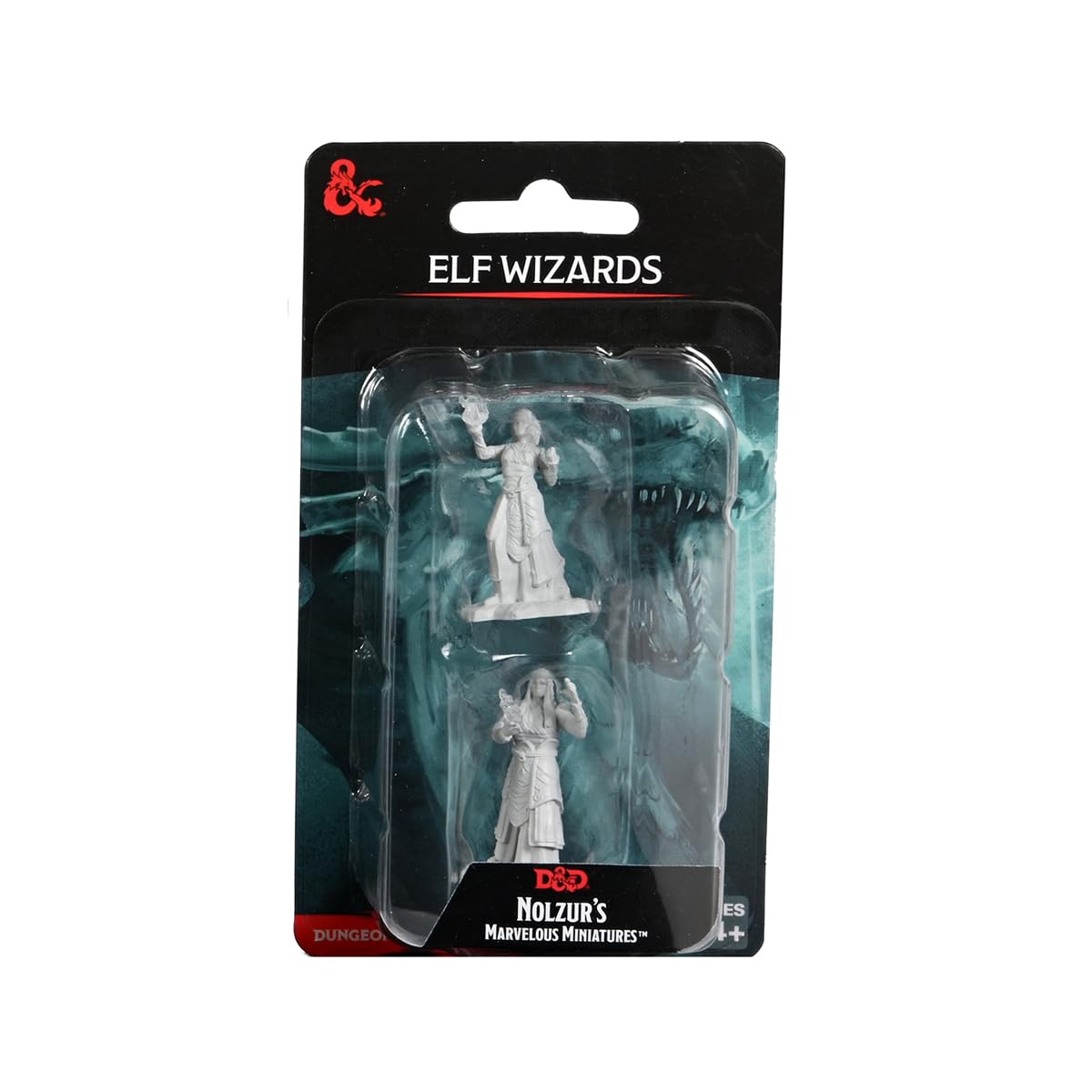 WizKidsD&D Nolzur's Marvelous Miniatures: Elf Wizards Dungeons and Dragons Unpainted Miniatures