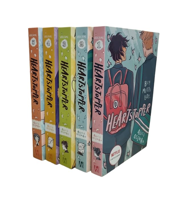 Heartstopper 5 Book Set Collection Paperback – 7 Dec. 2023