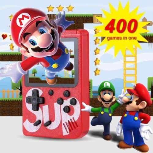 (Kids Special Limited Time Deal) 2023 New Edition Video Game for Kids, Handheld Sup 400 in 1 Mario, Super Marrio, Contra and 400 Plus Games Console Video Game Box for Kids (Special Edition)