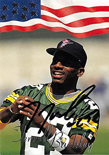 Autograph Warehouse 409891 Terrell Buckley Autographed Football Card - Green Bay Packers 1992 AW No.SG19