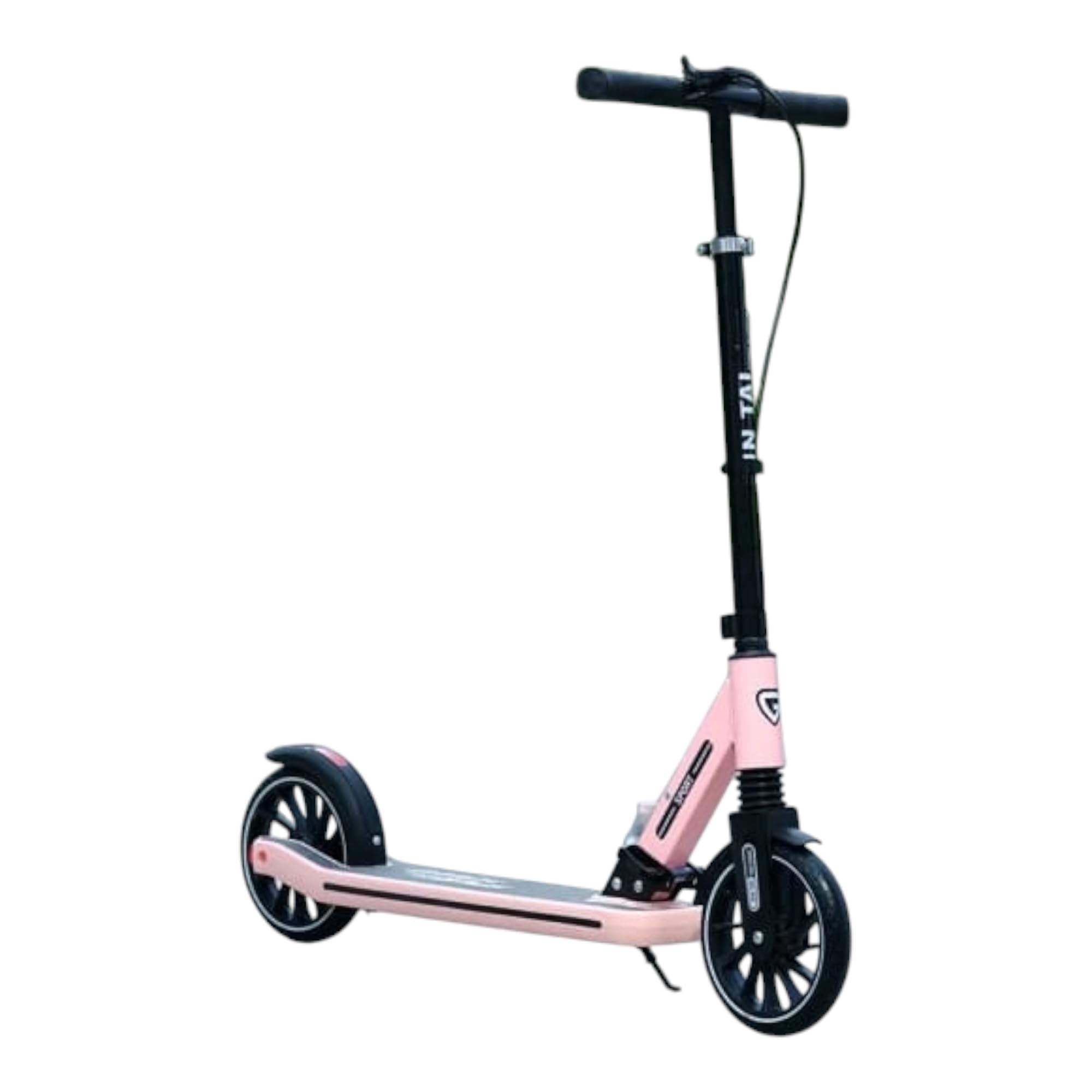 Stunt Scooter, Adult and Kids Kick Scooter, Lightweight 360 Degree Stunts, Beginner and Intermediate Level Scooter, Steel T-Bar and Grip Tape Deck, 6+, Multiple Designs pink color