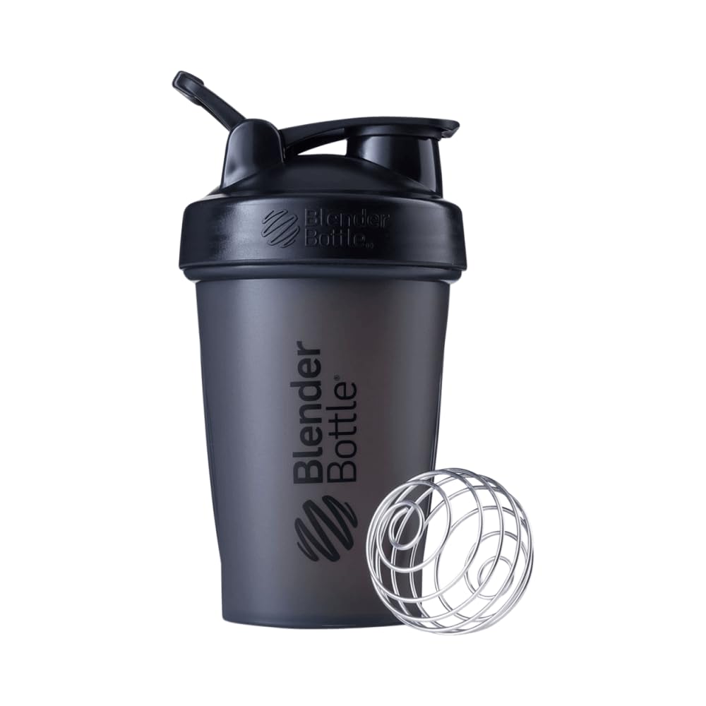 BlenderBottleClassic Shaker Bottle Perfect for Protein Shakes and Pre Workout, Black, 20 Ounce