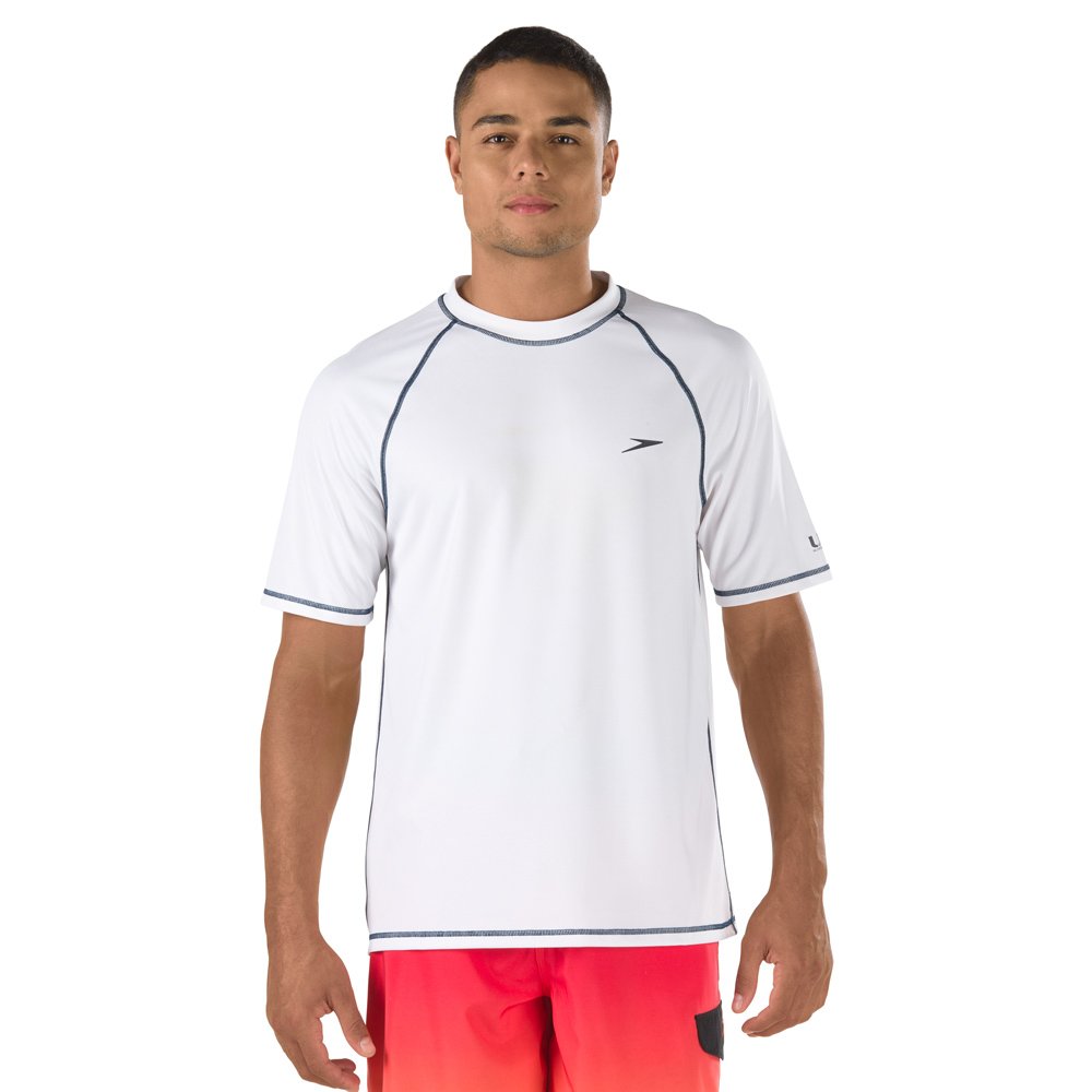 SpeedoMen's Uv Swim Shirt Short-sleeve Loose Fit Easy Tee