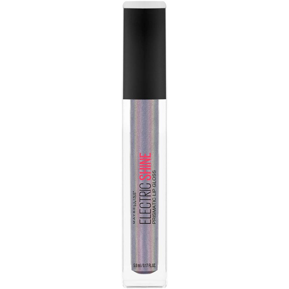 Maybelline New York Lip Studio Electric Shine Prismatic Lip Gloss Makeup, Midnight Prism, 0.17 fl. oz.