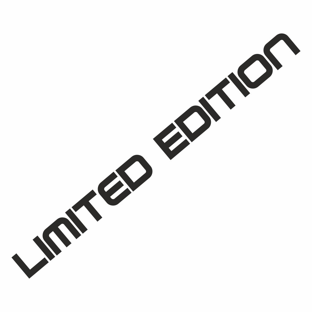 Folien-Zentrum - Limited Edition Black 20 x 1.5 cm - High-Quality Sticker Car Tuning - OEM & JDM Car Sticker - Funny Stickers for Car - Stickerbomb - Car Sticker - Made in Germany