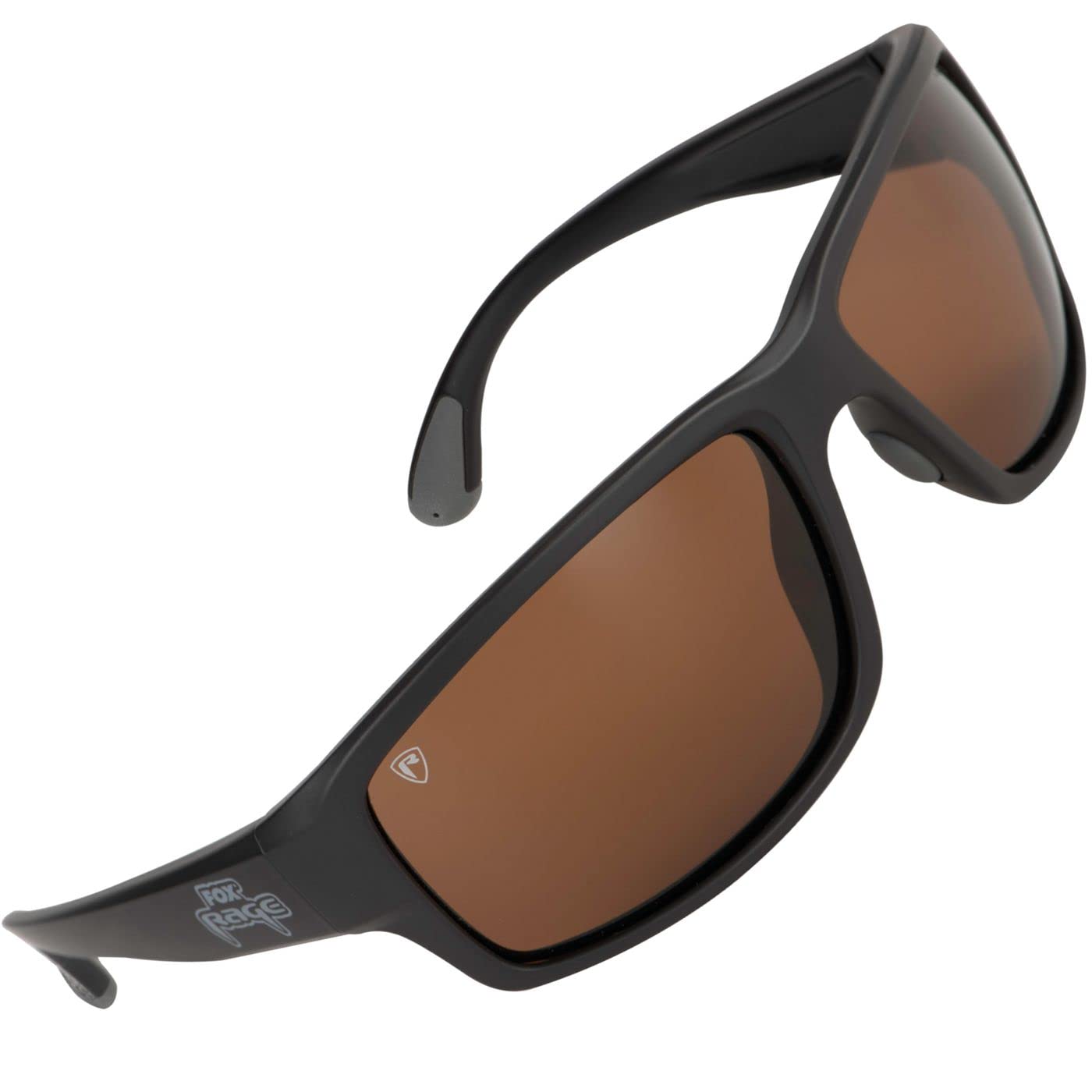 Fox Rage Floating Wrap Dark Grey Sunglasses/Brown Lenses with Mirror Finish