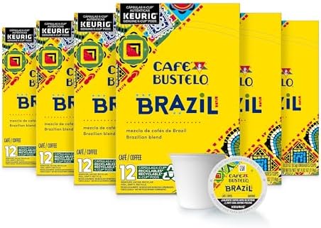 Café Bustelo Brazil Dark Roast Coffee, 72 Keurig K-Cup Pods