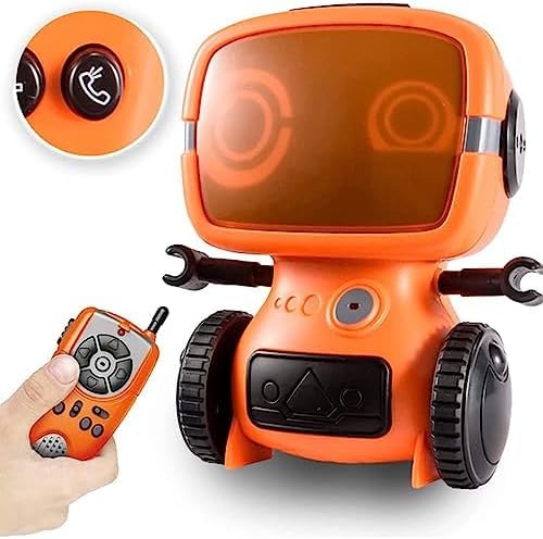 FITTORobot Toy For Kids, Interactive Remote Control Pet with Walkie Talkie and Wireless RC Programming Mode For Boys and Girls Holiday Educational Gift