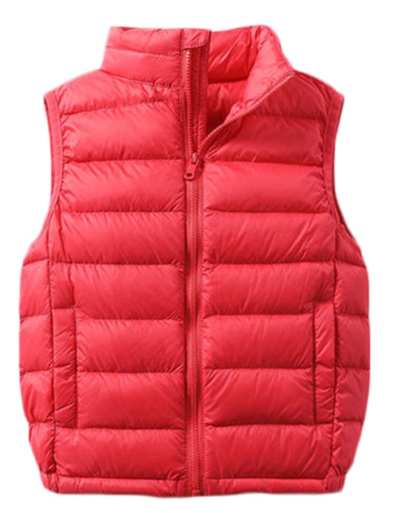 Boys Girls Lightweight Down Vest Winter Sleeveless Puffer Jacket for Kid