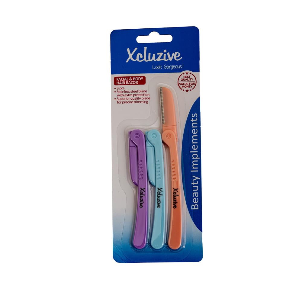 Xcluzive Facial & Body Hair Razor, Pack Of 3