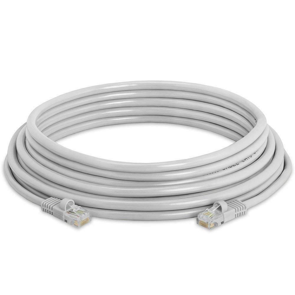 ANDTRONICS CAT-6 Snagless Network RJ45 Ethernet Patch LAN Cable CAT6-20M / 60 ft - Grey