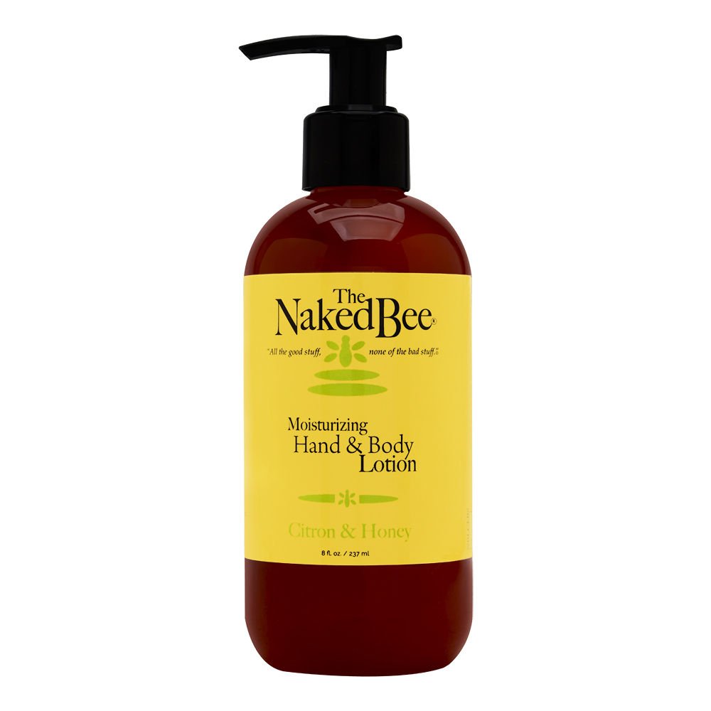 The Naked Bee Nourishing Body Lotion for All Skin Types (8 Fl Oz) Moisture Replenishing Lotion for Dry Skin with Citron & Honey - Skin care for Body