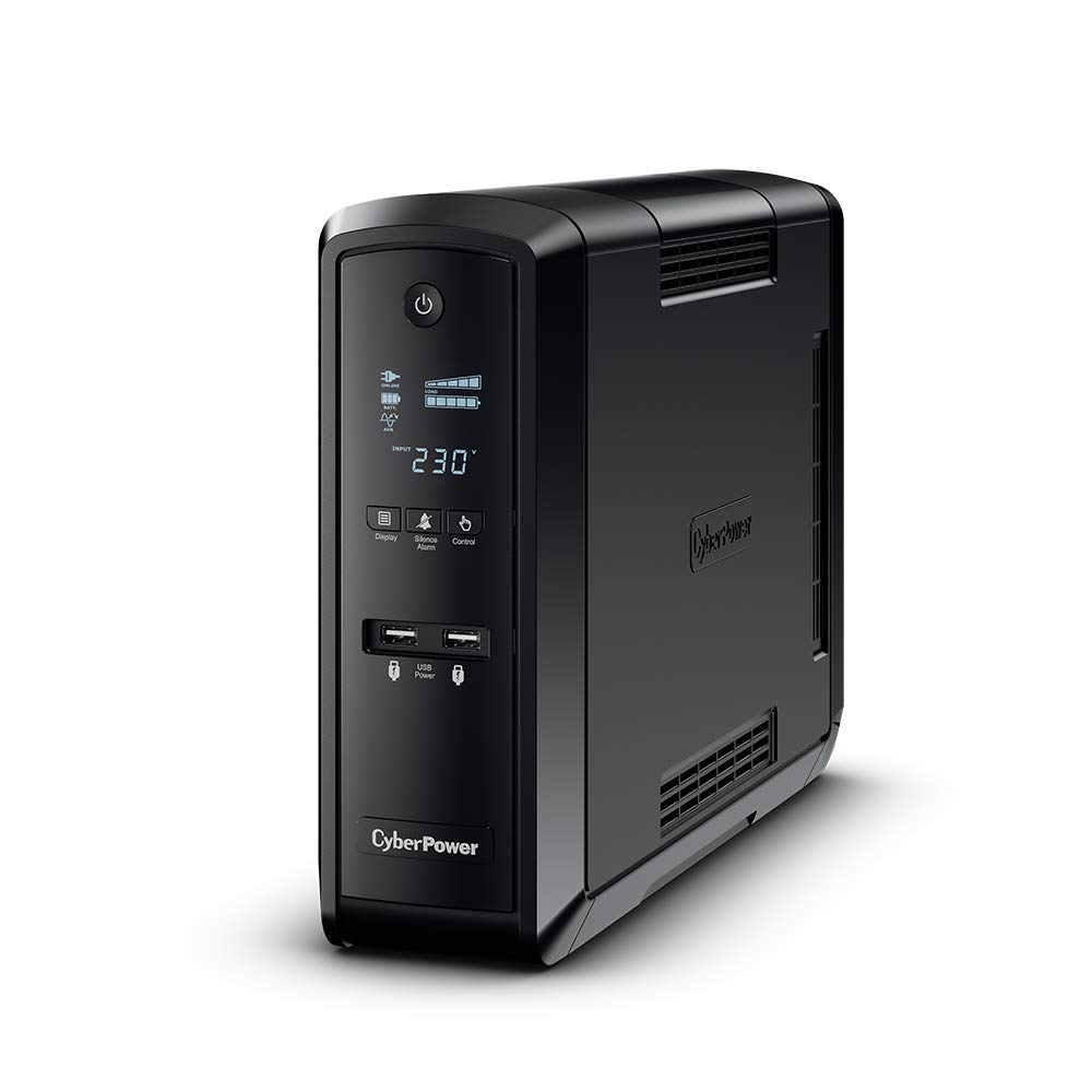 Cyberpower CP1500EPFCLCD-UK Backup UPS PFC Pure Sinewave 1500VA/900W 2 x UK Sockets 4 x IEC