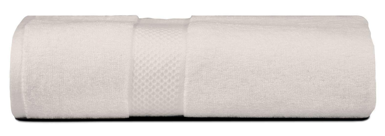 Divine Overseas Cotton Bath Towel, White