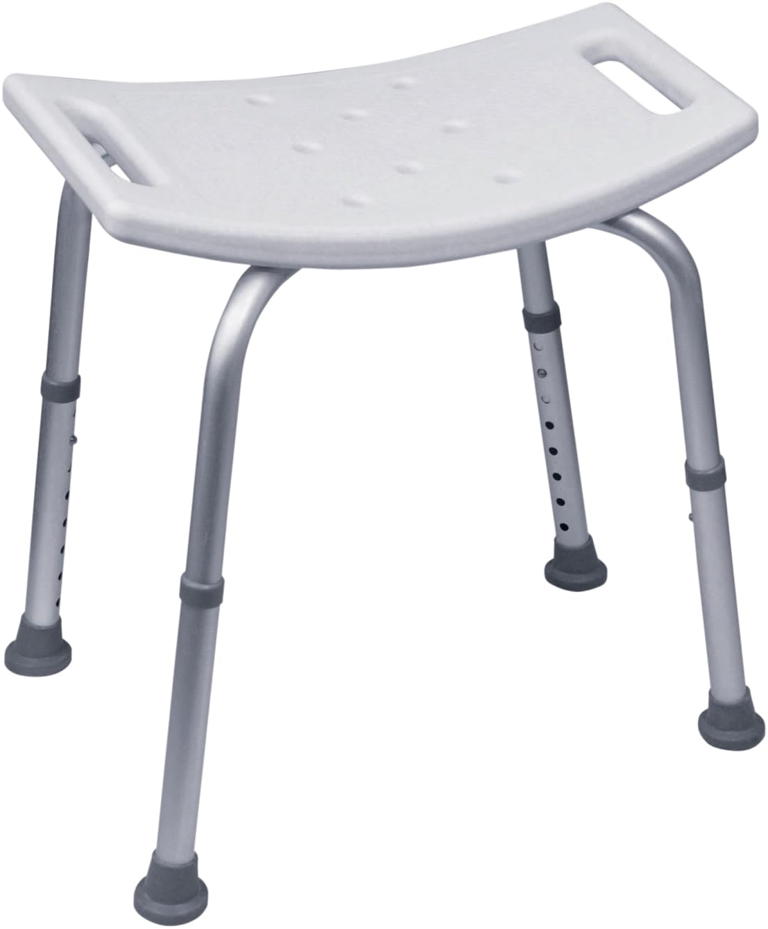 AidaptHeight Adjustable Shower and Bath Stool with Anti slip Feet, Easy Clean Surface and Hand Grip to Aid Stability. for Users Who are Elderly, Disabled, Pregnant or Unsteady on their Feet