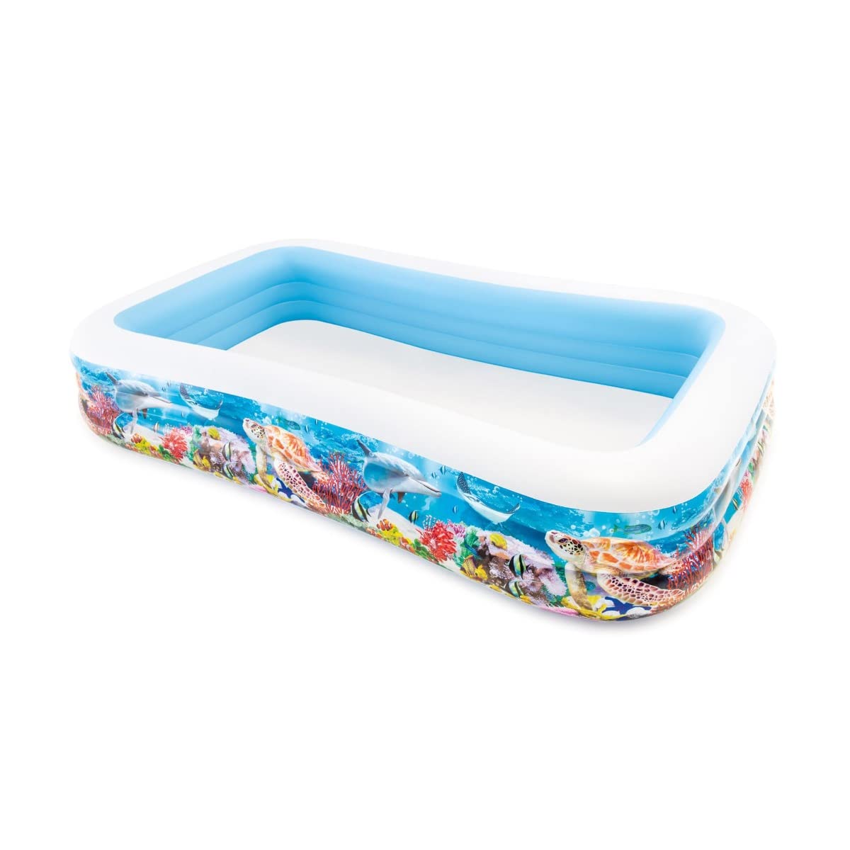 Intex Inflatable Pool, 305 x 183 x 56 cm, 999 L, Tropical design (58485np)