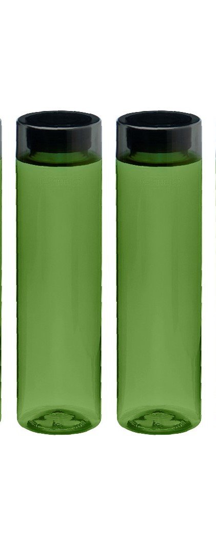 Steelo Neer Tritan Water Bottle, 1 Litre, Set of 2, Green