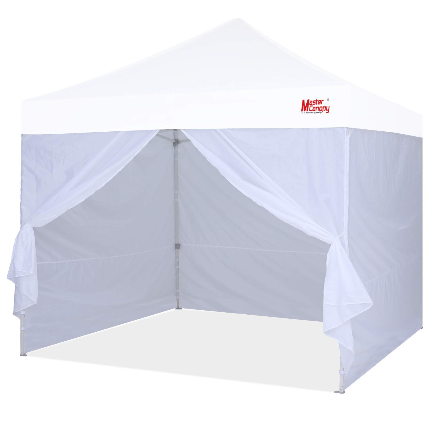 MASTERCANOPYPop-up Canopy Sidewall Kit, 3 Sidewalls & 1 Doorwall Only (10x10,White)