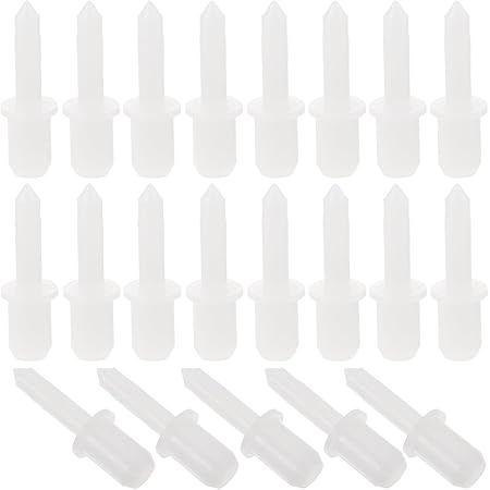 VILLCASE 60pcs Shutter Repair Pin Repair Shutters Tool Damper Replacement Repair Pins Loaded Repair Pin Shutter Replacement Repair Pin Drapery Spring Window Supplies Plastic