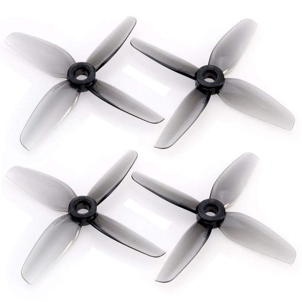 8pcs HQProp 2.9X2.9X4 2929 2.9 Inch 4-Blade Propeller Set (4X CW / 4X CCW) Poly Carbonate